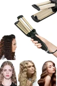 Profesyonel Seramik Kaplama Saç Şekillendirici Wag Maşa Isı Ayarlı thumbnail 2