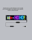 RGB LED Panel – Mobil Uyumlu, Yazı ve GIF Destekli, USB Bağlantılı Dekoratif Ekran thumbnail 5