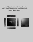 M8Pro Mini 2 10K Android TV Box – Oyun Konsolu ve Akıllı Medya Merkezi thumbnail 4