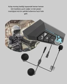 BT22 Kask Bluetooth Kulaklık 5.0 Gürültü Engelleyici ve Eller Serbest Kullanım thumbnail 2