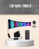 RGB Kayar Yazılı LED Reklam Ekranı – USB Bağlantılı Esnek Tasarım thumbnail 1