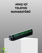 Gri Alüminyum Araç İçi Telefon Numaratörü – Dayanıklı, Modern ve Net Görünürlük Sağlayan Tasarım thumbnail 1