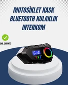 Kablosuz Bluetooth İnterkom IP65 Suya Dayanıklı 40mm HD Ses ve 40 Saat Pil thumbnail 1
