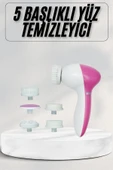 Cilt Temizleme ve Masaj Aleti 5 Başlıklı Akne ve Sivilce Önleyici thumbnail 2