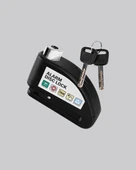 Anti Hırsızlık 110 dB Alarm Disk Fren Kilidi Suya Dayanıklı Çelik Güvenlik Kilidi thumbnail 2