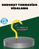 12 Parça Akrobat Bits Seti Çok Amaçlı Vidalama Dayanıklı Çelik thumbnail 1