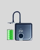 6000mAh Bataryalı Type-C Şarjlı Mini Hava Kompresörü LED Işıklı thumbnail 5