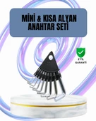 9 Parça Alyan Anahtar Seti Altıgen Uçlu Mobilya ve Tamir İçin thumbnail 1