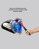 Anti Hırsızlık 110 dB Alarm Disk Fren Kilidi Suya Dayanıklı Çelik Güvenlik Kilidi thumbnail 5