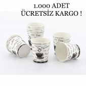 KAĞIT BARDAK KARTON BARDAK 6 OZ 1000'Lİ ÜCRETSİZ KARGO ! - 1
