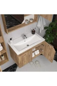 Teta Home Napoli 65 Cm Mdf Banyo Dolabı Seti  Atlantik Çam thumbnail 3