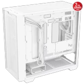 ASUS A21 PLUS Tempered Glass ARGB Beyaz USB 3.2 Micro ATX Kasa A21 PLUS BEYAZ thumbnail 5