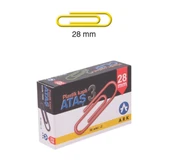 28 mm PVC Ataş Renkli 50'li  4 Adet thumbnail 1