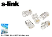 S-link SL-COB8P RJ-45 100 Lü Paket Jack thumbnail 2