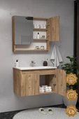 Teta Home Napoli 65 Cm Mdf Banyo Dolabı Seti  Atlantik Çam thumbnail 2