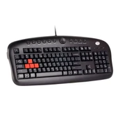 A4 TECH KB-28G Q Türkçe USB Multimedya Siyah Klavye thumbnail 1