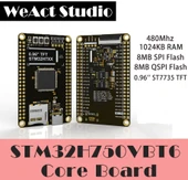 WeAct Studio STM32H750VBT6 Geliştirme Kartı Kit - 0.96" ST7735 TFT LCD, OV7725 Kamera Modülü, 8MB QSPI Flash, 8MB SPI Flash thumbnail 2