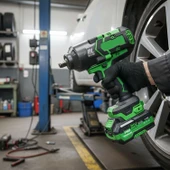 Profesyonel Akülü Somun Sıkma Makinesi 1300 NM 21V 4.0Ah Yüksek Tork Güçlü Darbeli thumbnail 4