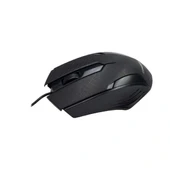 Siyah Mat Desenli USB Kablolu 3D Optik Mouse thumbnail 1