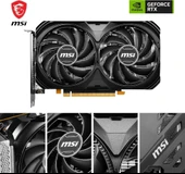MSI RTX 4060 Ventus 2X Black 8G OC 128 Bit GDDR6 8 GB Ekran Kartı Outlet thumbnail 10