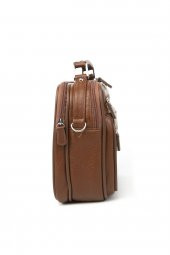 Hakiki Deri Erkek Omuz Askılı El Çantası Büyük Boy - 3