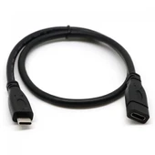 Type c dişi erkek uzatma kablosu usb c 3.1 uzatma kablosu 1m thumbnail 5