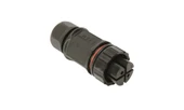 WPF-02000M25  DİŞİ KABLO TİP 2PİN IP68  VİDALI KONNEKTÖR(TTF) thumbnail 1