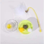 Zilli Kedi Otlu Hacıyatmaz Oyuncağı thumbnail 3