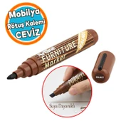 Mobilya Rötuş Kalemi Ceviz Renk Ahşap Masa Parke Dolap Kalemi Çizik Giderici Çatlak Kapatıcı thumbnail 1