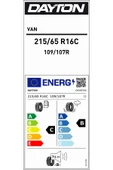 Dayton 215/65R16C 109/107R 8PR,TL VAN HAFİF TİCARİ YAZ LASTİĞİ (ÜRETİM YILI:2025) thumbnail 2