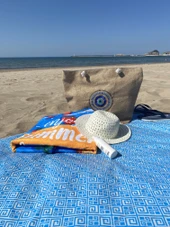 EYCH Çok Fonksiyonlu Örtüsü Mavi thumbnail 3