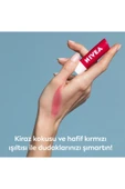 Nivea Bakım Yapan Dudak Bakım Kremi Cherry 4,8 gr thumbnail 4