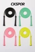 CKSpor Atlama İpi – Fitness, 2.8m Vücut Şekillendirme ve Aerobik Kondisyon Spor Aleti Karışık Renk thumbnail 2