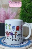 Ters Yüz - Friends Tasarım Porselen Kupa Bardak thumbnail 1