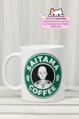 One Punch Man - Saitama Coffee Anime Tasarım Baskılı Porselen Kupa Bardak thumbnail 1