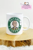 One Punch Man - Saitama Coffee Anime Tasarım Baskılı Porselen Kupa Bardak thumbnail 2
