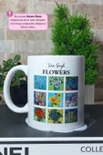 Van Gogh - Tarihi Sanat Tasarımlı Flowers Baskılı Porselen Kupa Bardak thumbnail 1