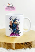 Jojo's Bizarre Adventure Anime Tasarım Baskılı Porselen Kupa Bardak thumbnail 2