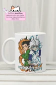 Hunter x Hunter - Gon and Killua Anime Tasarım Baskılı Porselen Kupa Bardak thumbnail 1