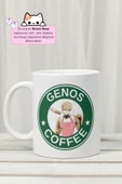 One Punch Man - Genos Coffee Anime Tasarım Baskılı Porselen Kupa Bardak thumbnail 1