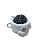 Siyah Kuru Kafa Beyin Klik Anahtarlık Araba Çanta Süs Click Anahtarlık - 1 Adet thumbnail 6