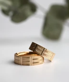 Nar-in Altın Mücevherat Altın Yüzük Kadın Alyans 11 thumbnail 1