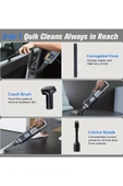 ST-126Plus 22000PA Güçlü Şarjlı El Süpürgesi Araba ve Ev Tipi Kablosuz Süpürge thumbnail 4