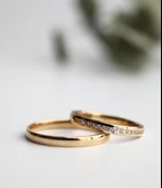 Nar-in Altın Mücevherat Altın Yüzük Erkek Alyans 26 thumbnail 1