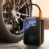 SChitec Elektrikli Dijital Hava Kompresörü Led Göstergeli | 150PSI Taşınabilir Şarjlı Pompa WY006 thumbnail 5