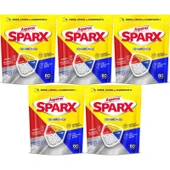 Asperox Sparx Diamond Bulaşık Makinesi Deterjanı Kapsül Tablet Hepsi 1 Arada 300 Adet (5PK*60) thumbnail 1