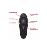 Sunum Kumandası Slayt Sunumu Için Lazer Pointer Presenter thumbnail 4