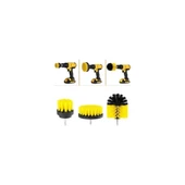 KALİTE Matkap Ucuna Takılan Temizlik Fırça Seti Fırça Başlık 3 Parça thumbnail 3