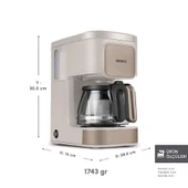 Karaca Just Coffee Aroma 2in1 Çay ve Filtre Kahve Makinesi - Latte thumbnail 2