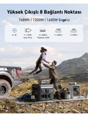 Anker SOLIX C800X 768 Wh - 1200 W - 1600 W Surgepad Taşınabilir Güç Kaynağı - A1755 thumbnail 2